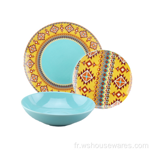 Nouveau Design Set de vaisselle en porcelaine de style magnifique
